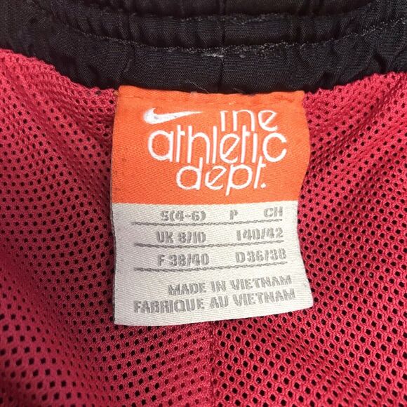 The Athletic Dept Pants Womens Small 4 6 Activewear Black Red Lined - Picture 7 of 9